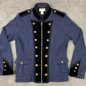 Denim & Supply Ralph Lauren Military Jacket Women's XL Blue Band Army Style